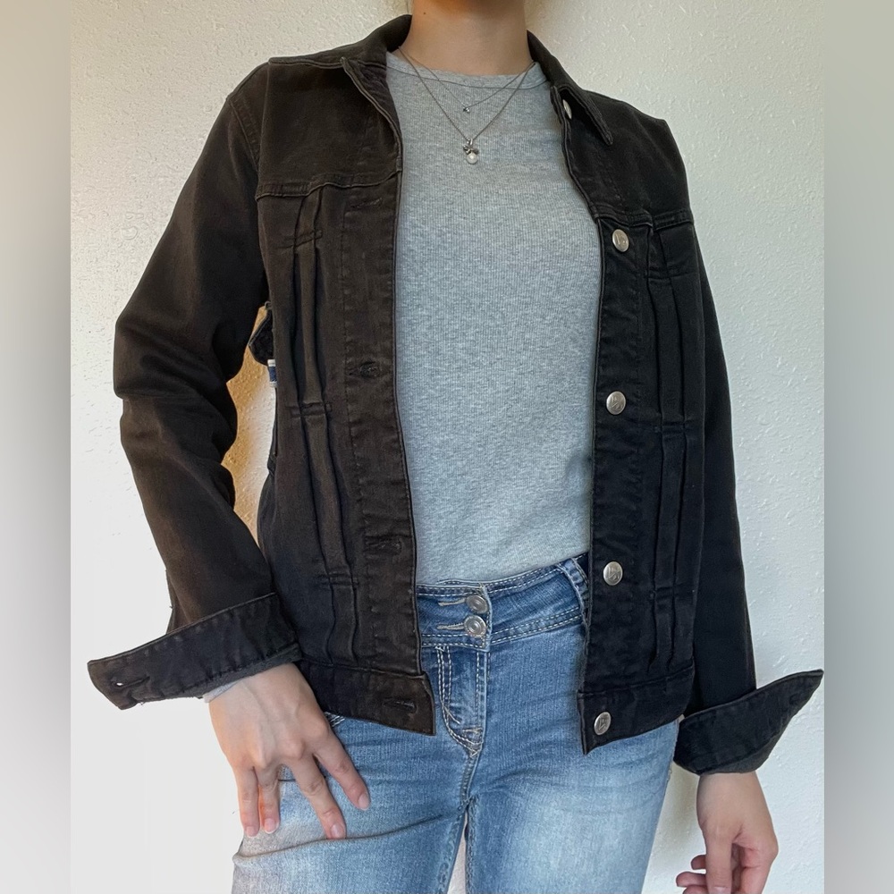 Vintage COMME CA COMMUNE x ISKO Black Denim Jacket